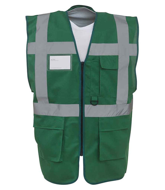 Yoko YK103 Paramedic Green Front -  Ready to be Printed by Custard Workwear - Cheap Personalised and Customised Workwear in Nottinghamshire, Derbyshire and Leicestershire