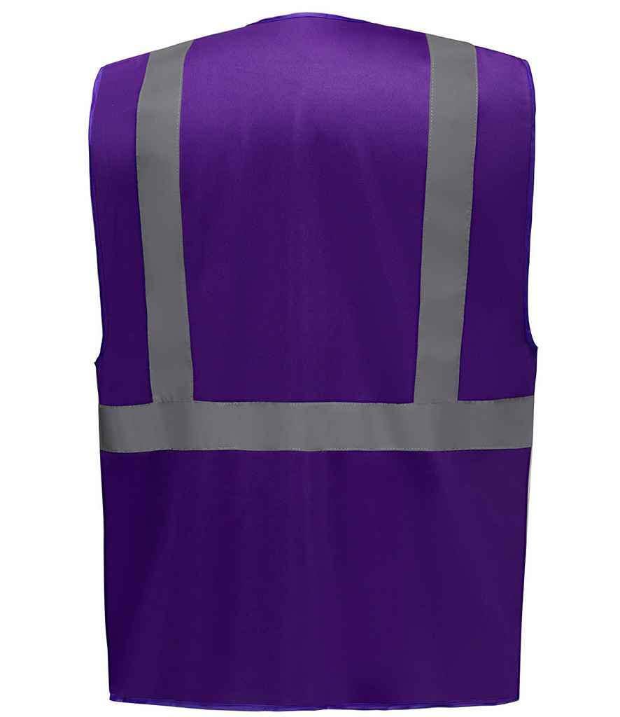 Yoko YK103 Purple Back -  Ready to be Printed by Custard Workwear - Cheap Personalised and Customised Workwear in Nottinghamshire, Derbyshire and Leicestershire