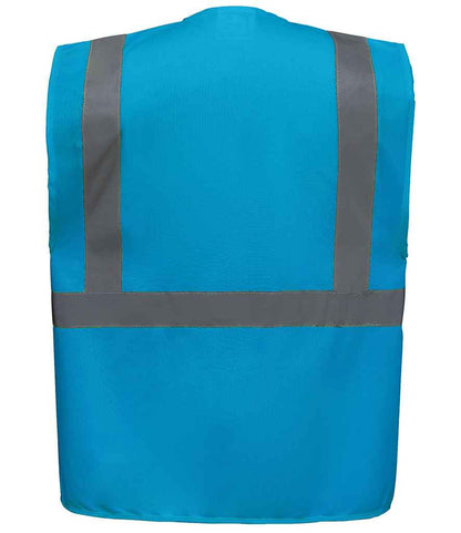 Yoko YK103 Sapphire Blue Back -  Ready to be Printed by Custard Workwear - Cheap Personalised and Customised Workwear in Nottinghamshire, Derbyshire and Leicestershire