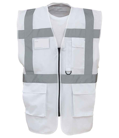Yoko YK103 White Front -  Ready to be Printed by Custard Workwear - Cheap Personalised and Customised Workwear in Nottinghamshire, Derbyshire and Leicestershire