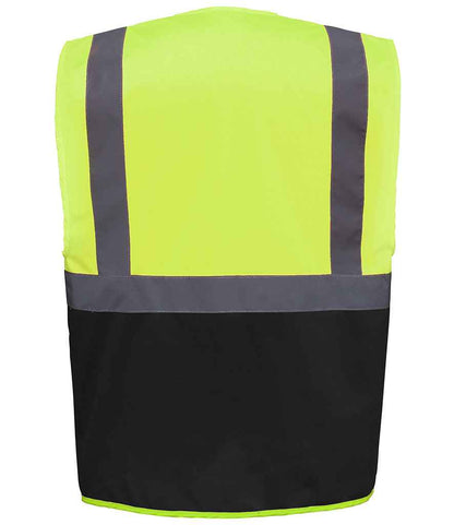 Yoko YK103 Yellow/Black Back -  Ready to be Printed by Custard Workwear - Cheap Personalised and Customised Workwear in Nottinghamshire, Derbyshire and Leicestershire