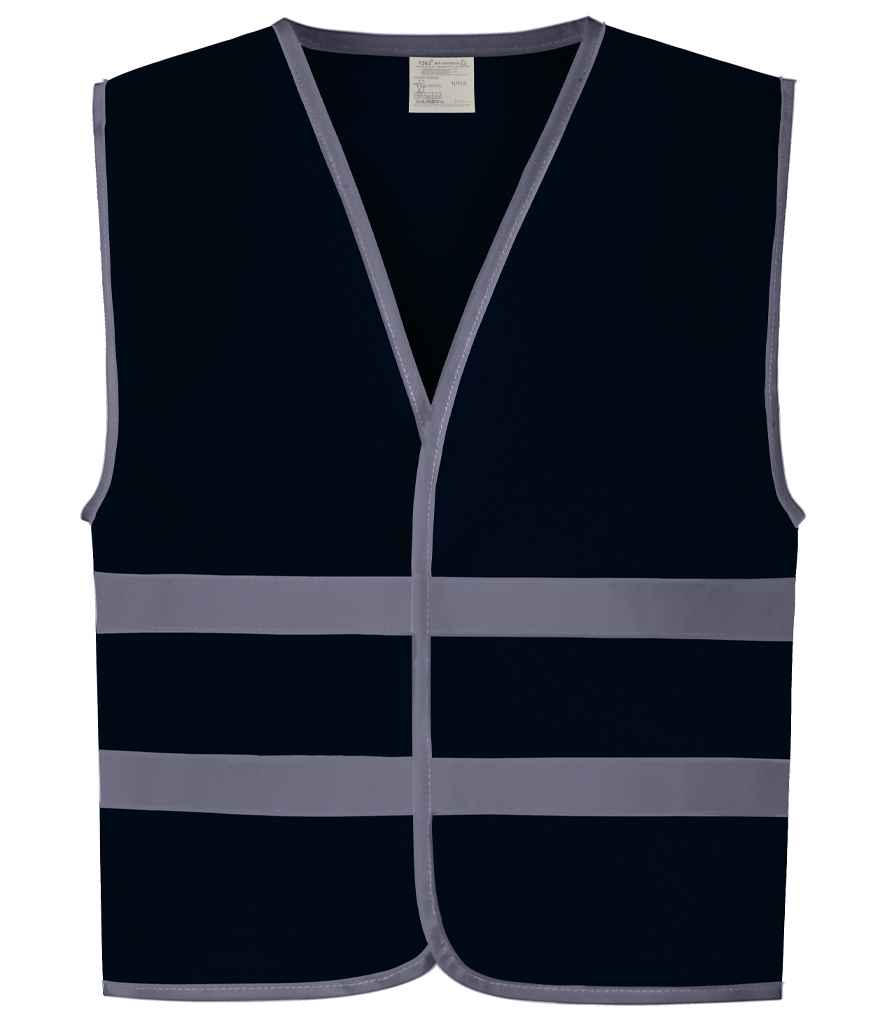 Yoko YK106B Navy Front -  Ready to be Printed by Custard Workwear - Cheap Personalised and Customised Workwear in Nottinghamshire, Derbyshire and Leicestershire
