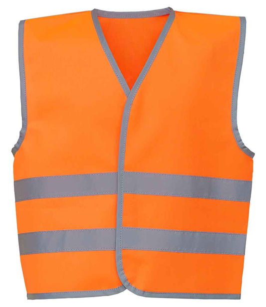 Yoko YK106B Orange Front -  Ready to be Printed by Custard Workwear - Cheap Personalised and Customised Workwear in Nottinghamshire, Derbyshire and Leicestershire