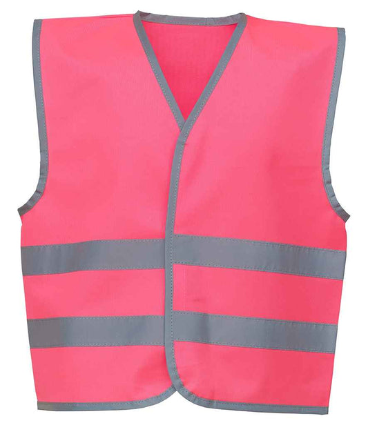 Yoko YK106B Pink Front -  Ready to be Printed by Custard Workwear - Cheap Personalised and Customised Workwear in Nottinghamshire, Derbyshire and Leicestershire