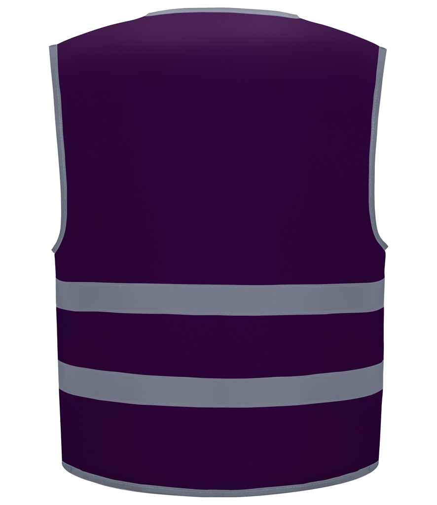 Yoko YK106B Purple Back -  Ready to be Printed by Custard Workwear - Cheap Personalised and Customised Workwear in Nottinghamshire, Derbyshire and Leicestershire