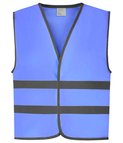 Yoko YK106B Sky Blue Front -  Ready to be Printed by Custard Workwear - Cheap Personalised and Customised Workwear in Nottinghamshire, Derbyshire and Leicestershire