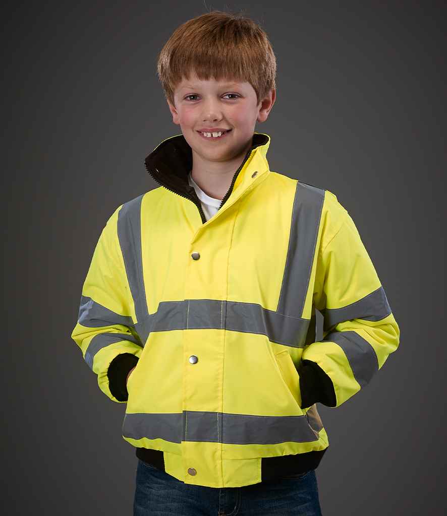 Yoko YK200B Yellow Model -  Ready to be Embroidered and Printed by Custard Workwear - Cheap Personalised and Customised Workwear in Nottinghamshire, Derbyshire and Leicestershire