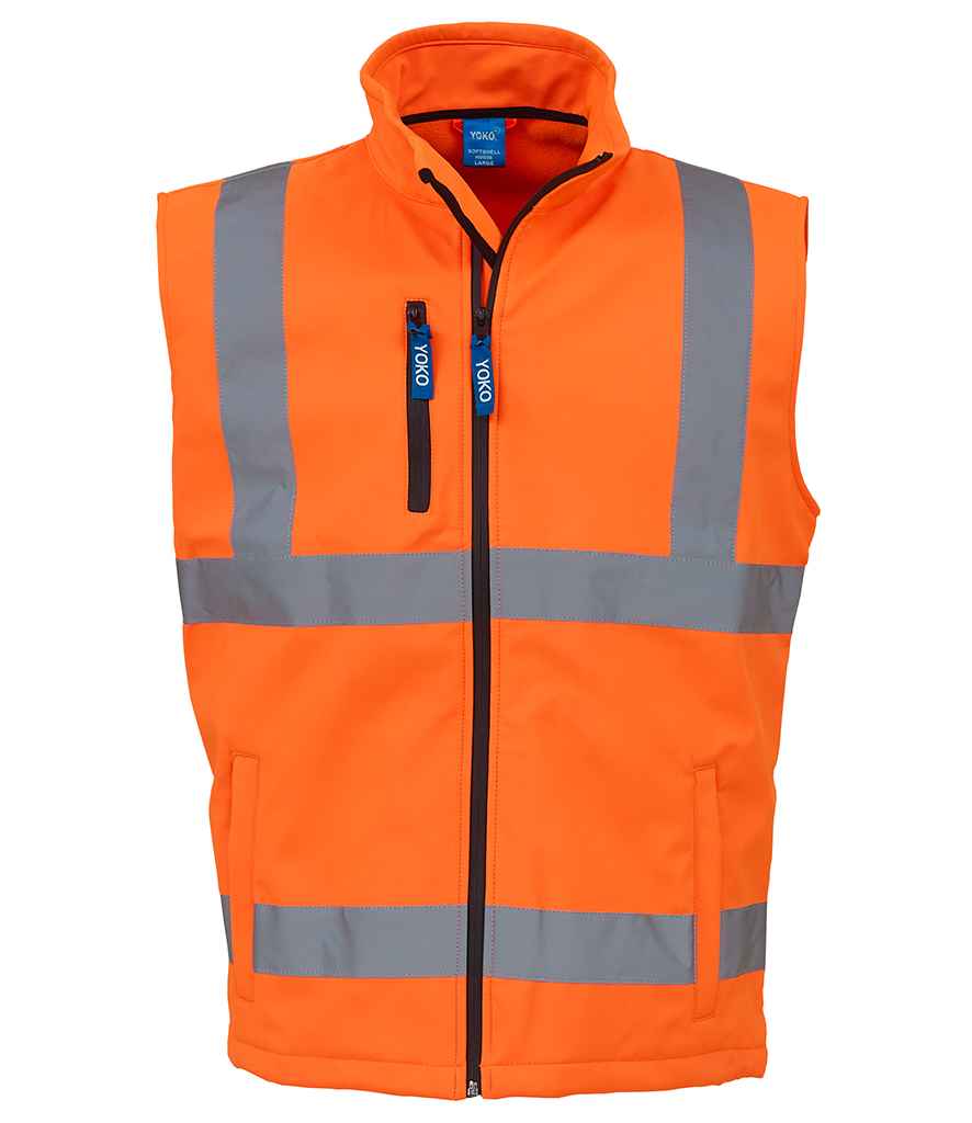 Yoko YK207 Orange Front -  Ready to be Embroidered and Printed by Custard Workwear - Cheap Personalised and Customised Workwear in Nottinghamshire, Derbyshire and Leicestershire