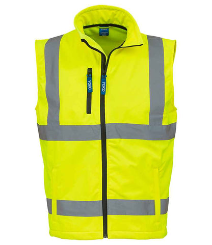 Yoko YK207 Yellow Front -  Ready to be Embroidered and Printed by Custard Workwear - Cheap Personalised and Customised Workwear in Nottinghamshire, Derbyshire and Leicestershire