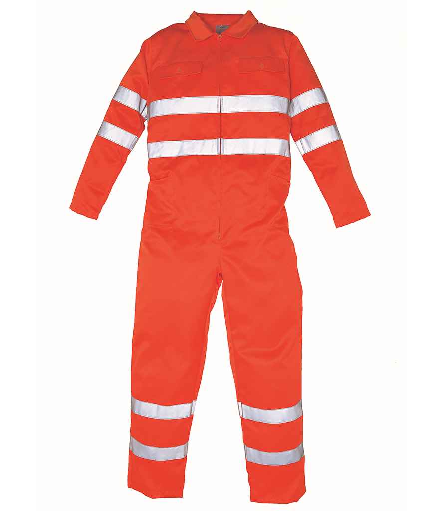 Yoko YK303 Orange Front -  Ready to be Embroidered and Printed by Custard Workwear - Cheap Personalised and Customised Workwear in Nottinghamshire, Derbyshire and Leicestershire